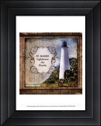 Framed Florida Lighthouse XII Print
