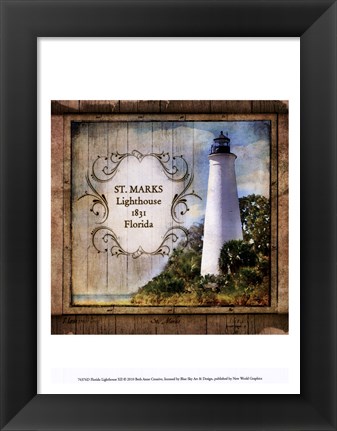 Framed Florida Lighthouse XII Print