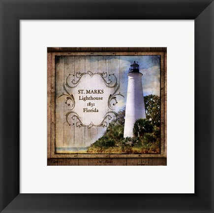 Framed Florida Lighthouse XII Print