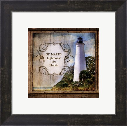 Framed Florida Lighthouse XII Print