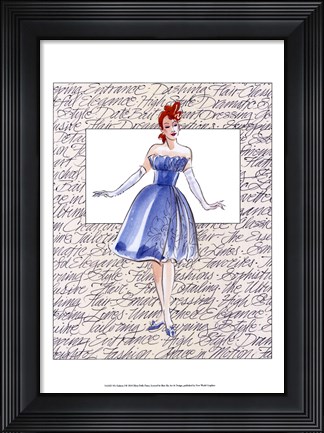 Framed 50&#39;s Fashion I Print