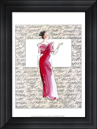 Framed 50&#39;s Fashion II Print