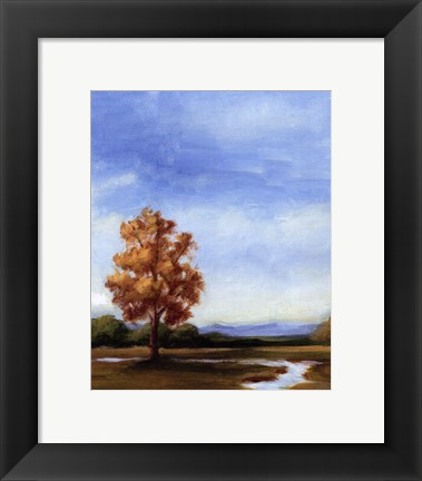 Framed Small Summer Horizons V Print