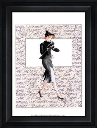Framed 50&#39;s Fashion III Print