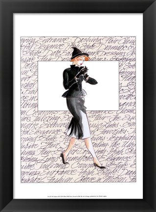 Framed 50&#39;s Fashion III Print