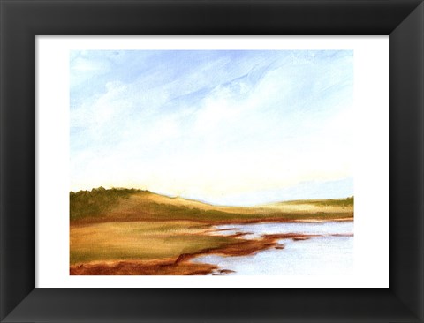 Framed Small Summer Horizons I Print