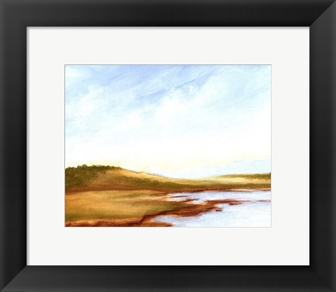 Framed Small Summer Horizons I Print