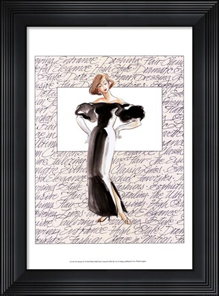 Framed 50&#39;s Fashion IV Print