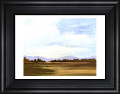 Framed Small Summer horizons III Print
