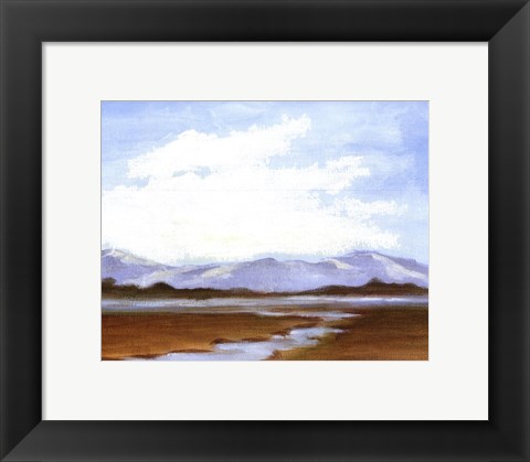 Framed Small Summer Horizons IV Print