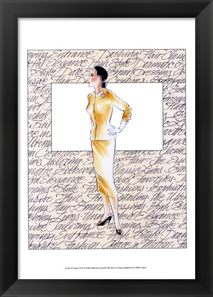 Framed 50&#39;s Fashion VII Print