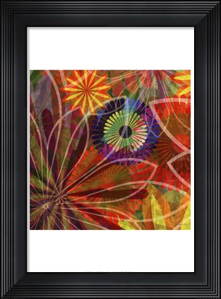 Framed Fluoresce I Print