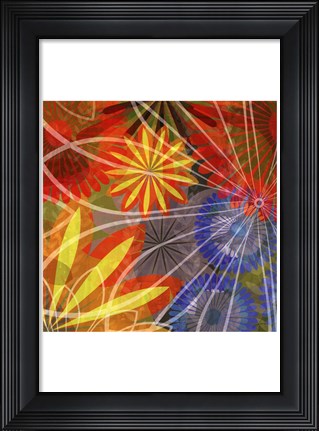 Framed Fluoresce II Print