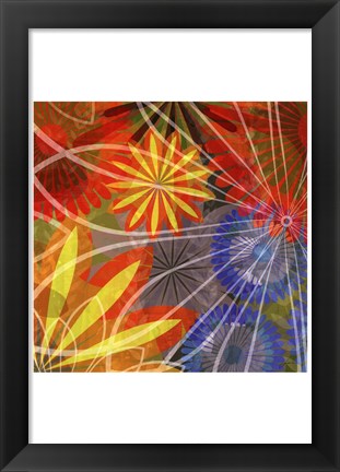 Framed Fluoresce II Print