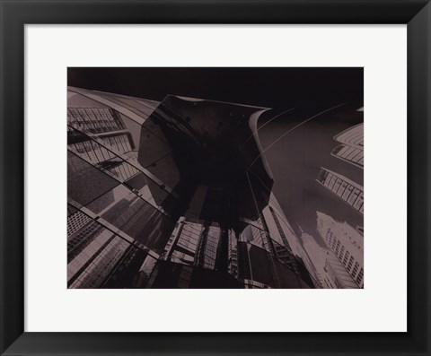 Framed Skyrise View V Print