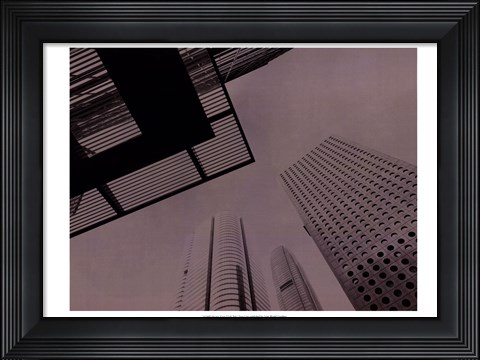 Framed Skyrise View VI Print
