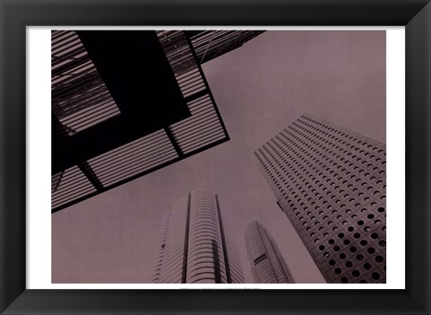 Framed Skyrise View VI Print