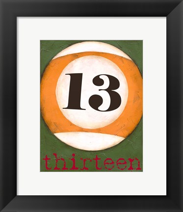 Framed Graphic Pool XIII Print