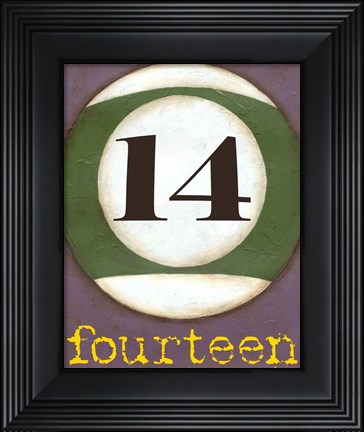 Framed Graphic Pool XIV Print