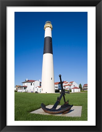 Framed Absecon Lighthouse Museum, Atlantic County, Atlantic City, New Jersey, USA Print