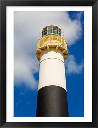 Framed Absecon Lighthouse Museum, Atlantic County, Atlantic City, New Jersey up close Print