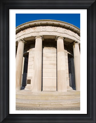 Framed World War Two Memorial, Atlantic City, New Jersey, USA Print