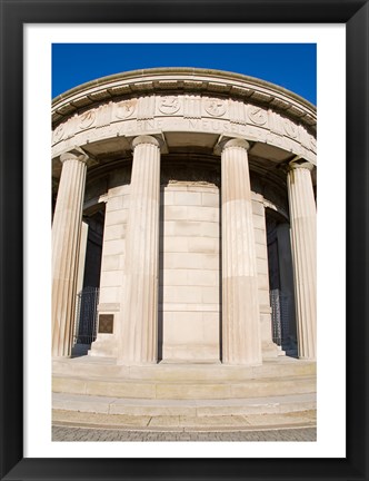 Framed World War Two Memorial, Atlantic City, New Jersey, USA Print