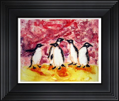 Framed Under the Magenta Sun Print