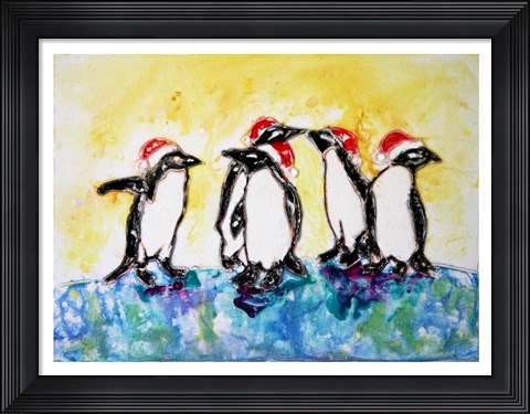 Framed Which Way to the North Pole Print