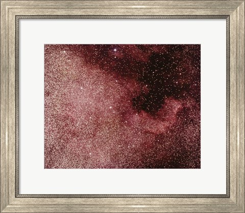 Framed North America Nebula In Cygnus Print