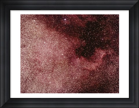 Framed North America Nebula In Cygnus Print