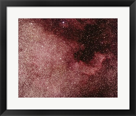 Framed North America Nebula In Cygnus Print