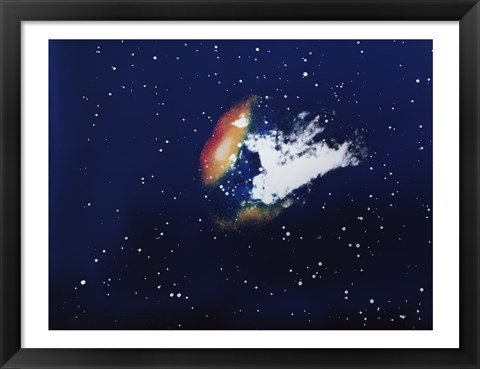 Framed Swan Nebula Print