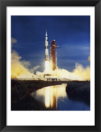 Framed Apollo Saturn V Print