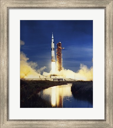 Framed Apollo Saturn V Print