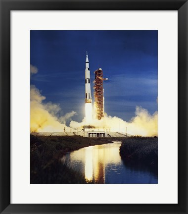 Framed Apollo Saturn V Print