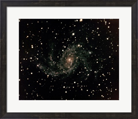 Framed Spiral Galaxy Type SC in Cygnas Print