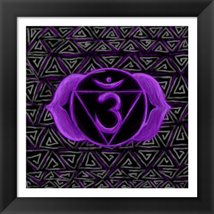 Framed Ajna - Third Eye Chakra, Awareness Print