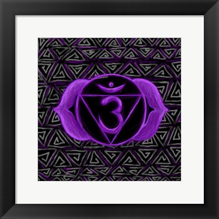 Framed Ajna - Third Eye Chakra, Awareness Print