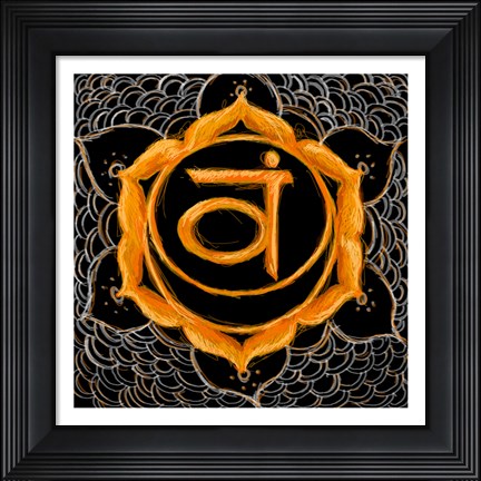 Framed Svadhisthana - Sacral Chakra, Sweetness Print