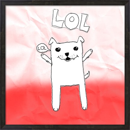 Framed LOL Cat Print