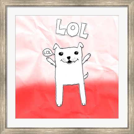 Framed LOL Cat Print