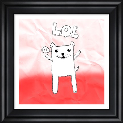 Framed LOL Cat Print