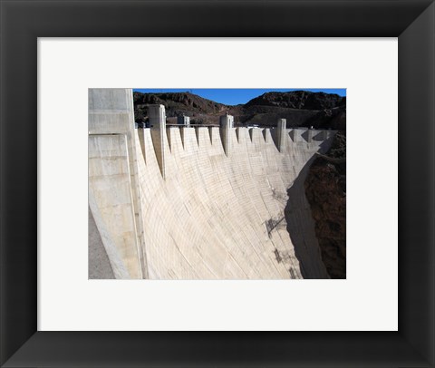 Framed Hoover Dam Print