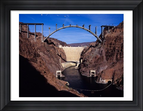 Framed Hoover Dam Bypass Bridge Print