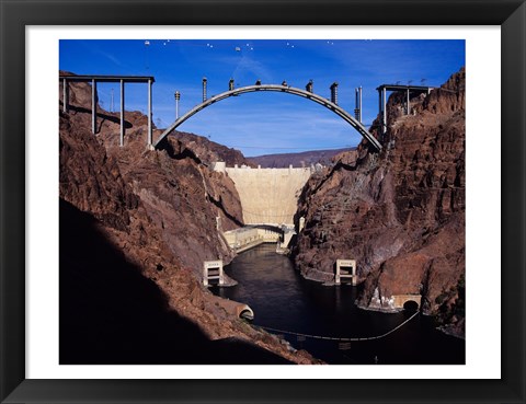 Framed Hoover Dam Bypass Bridge Print