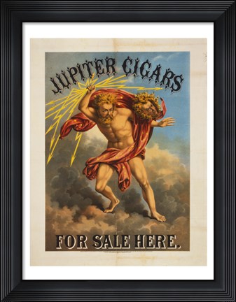 Framed Jupiter cigars for sale here Print