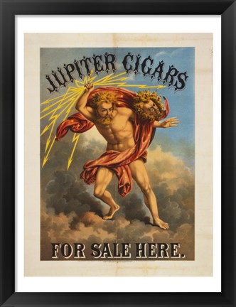 Framed Jupiter cigars for sale here Print