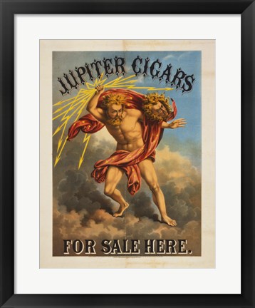 Framed Jupiter cigars for sale here Print