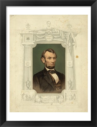 Framed Abraham Lincoln - framed Print